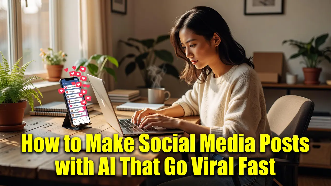 How to Make Social Media Posts with AI That Go Viral Fast