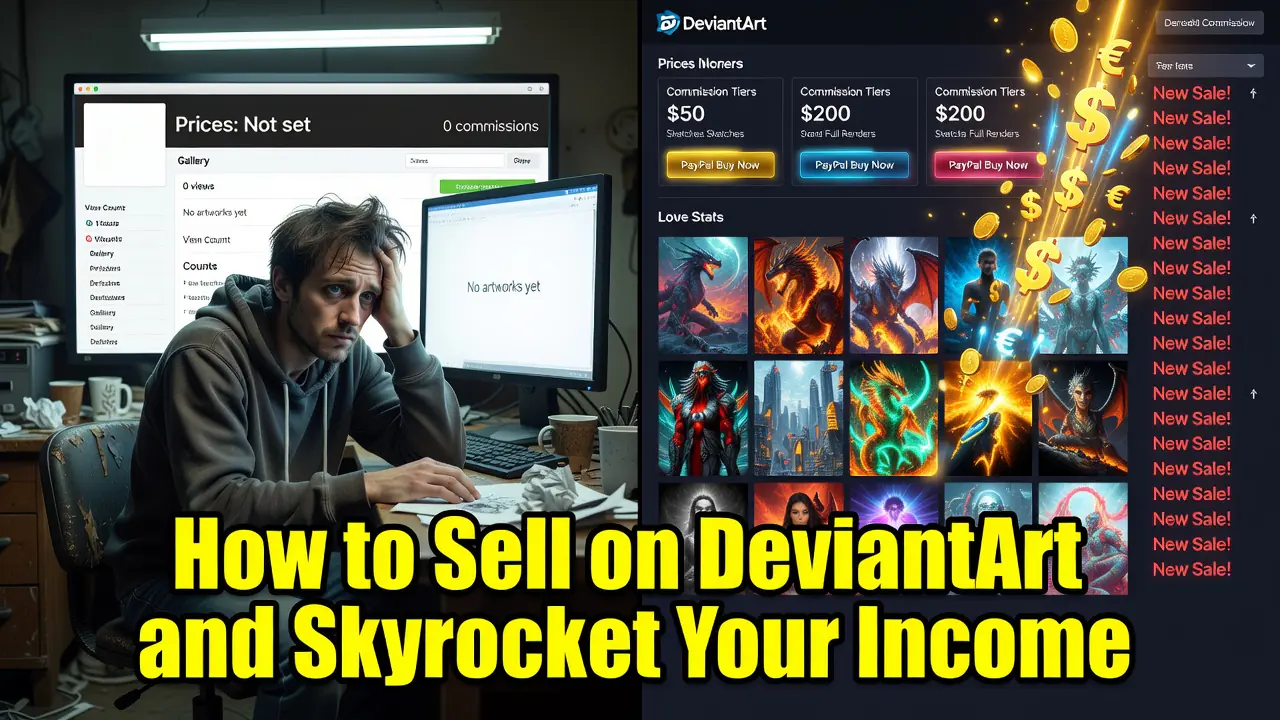 How to Sell on DeviantArt and Skyrocket Your Income
